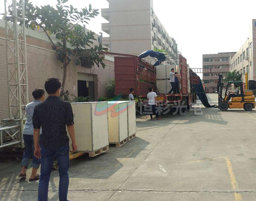 恒彩光電簽約湖北棗陽(yáng)漢城4D劇院1100多平小間距LED屏