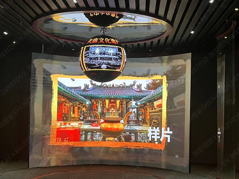 運(yùn)城天下關(guān)公廟，LED顯示屏項(xiàng)目
