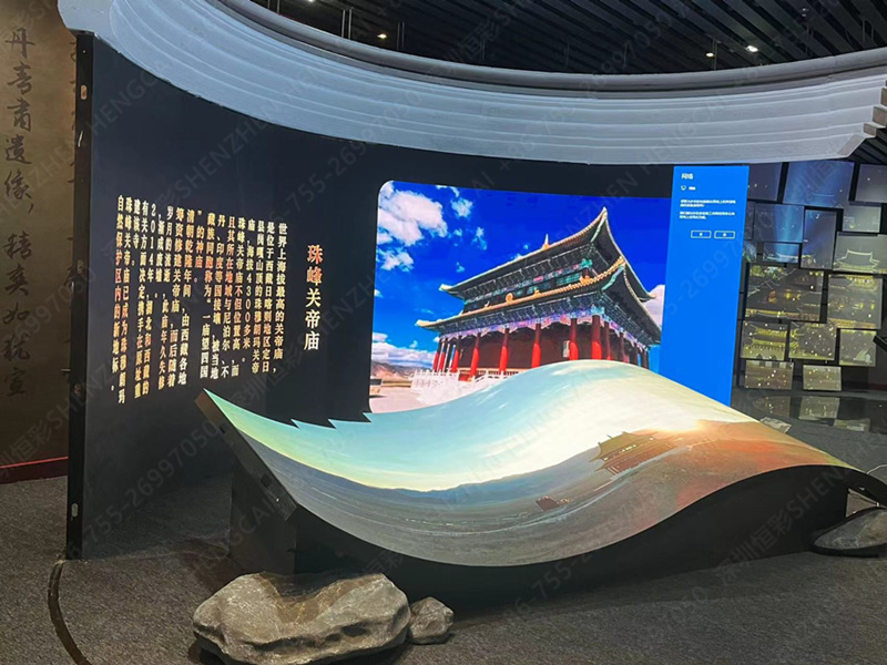 運(yùn)城天下關(guān)公廟，LED顯示屏項(xiàng)目